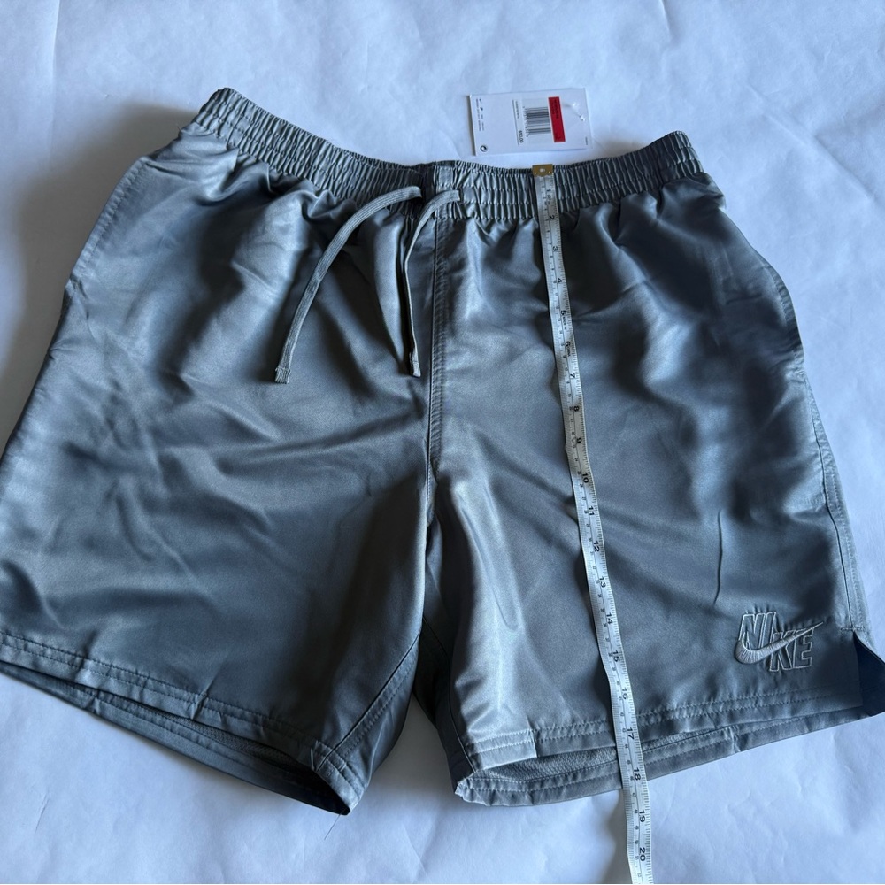Nike Grey Athletic Shorts with Elastic Waist